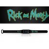 Náhradní náramek Mi band 3/4/5/6 Rick and Morty - Logo 2 černý