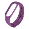 Náhradní náramek řemínek Xiaomi Mi band 5/6/7 jednobarevný fiialový