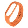 Náhradní náramek řemínek Xiaomi Mi band 5/6/7 jednobarevný oranžový