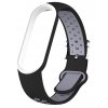 Náhradní náramek Mi band 7/6/5 EFEF náramek pro Mi Band 5/6 (Barevná varianta Černo-šedo-bílá)