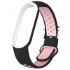 Náhradní náramek Mi band 7/6/5 EFEF náramek pro Mi Band 5/6 (Barevná varianta Černo-růžová)
