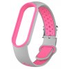 Náhradní náramek Mi band 7/6/5 EFEF náramek pro Mi Band 5/6 (Barevná varianta Šedo-růžová)