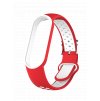 Náhradní náramek Mi band 7/6/5 EFEF náramek pro Mi Band 5/6 (Barevná varianta Červeno-bílá)