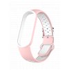 Náhradní náramek Mi band 7/6/5 EFEF náramek pro Mi Band 5/6 (Barevná varianta Růžovo-bílá)