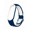 Náhradní náramek Mi band 7/6/5 EFEF náramek pro Mi Band 5/6 (Barevná varianta Tmavěmodro-Bílá)