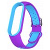 Náhradní náramek Mi band 7/6/5 EFEF náramek pro Mi Band 5/6 (Barevná varianta Fialovo-modrá)