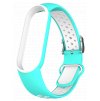 Náhradní náramek Mi band 7/6/5 EFEF náramek pro Mi Band 5/6 (Barevná varianta Zeleno-bílá)