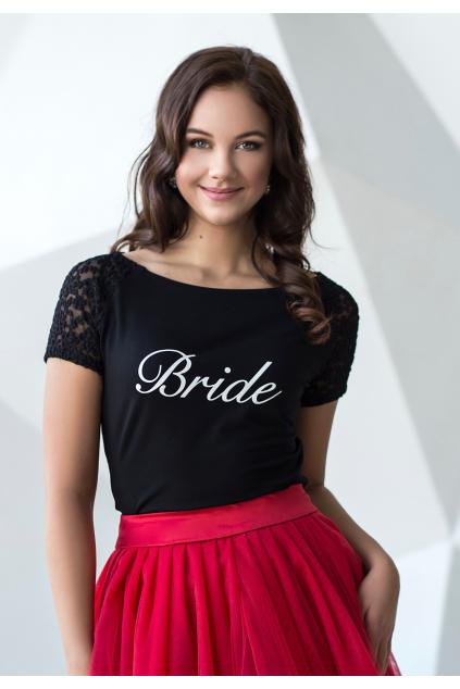 Svatební nápis Bride - tištěný MiaBella