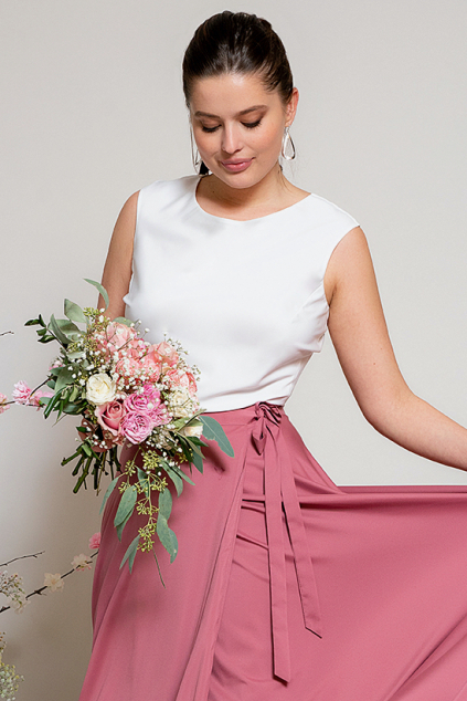 Top s lodičkovým výstřihem - výběr barev MiaBella