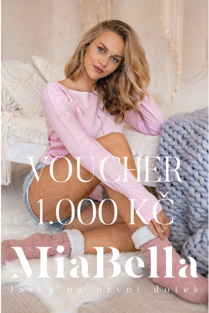 Dárkový poukaz v hodnotě 1000 Kč ONLINE MiaBella