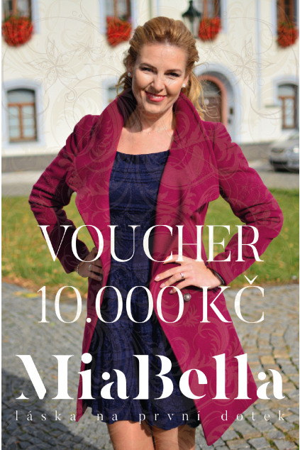Dárkový poukaz v hodnotě 10000 Kč ONLINE MiaBella