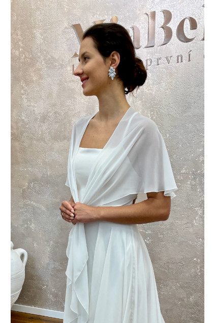 Svatební šifónová šála MiaBella