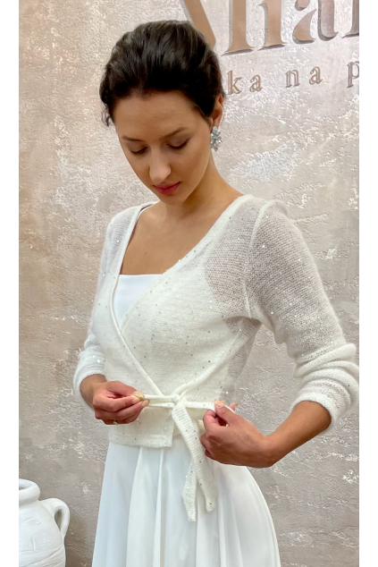 Zavinovací flitrovaný svetřík MiaBella