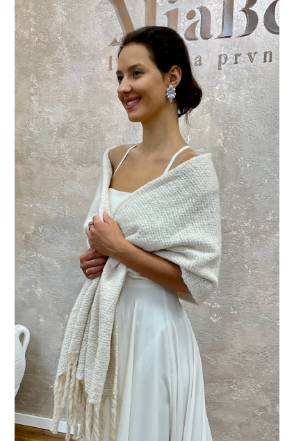 Hřejivá svatební šála MiaBella