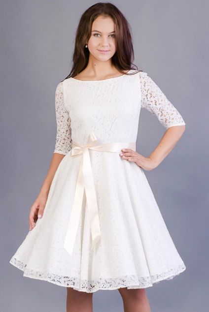 Krajkové svatební šaty ADELE, vel.42 MiaBella