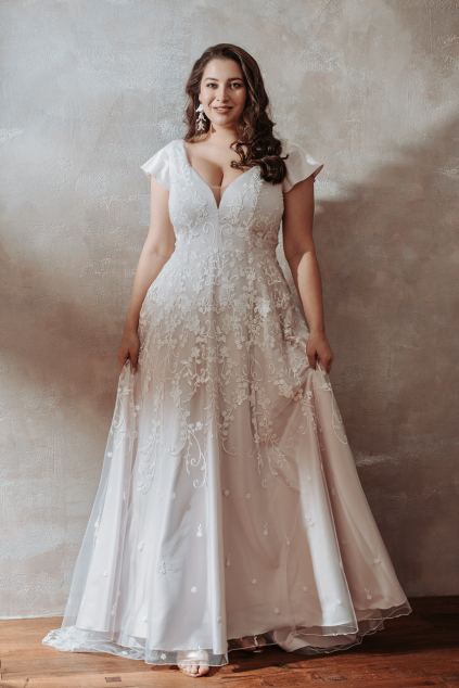 Svatební šaty pro plnoštíhlé Grace Plus MiaBella