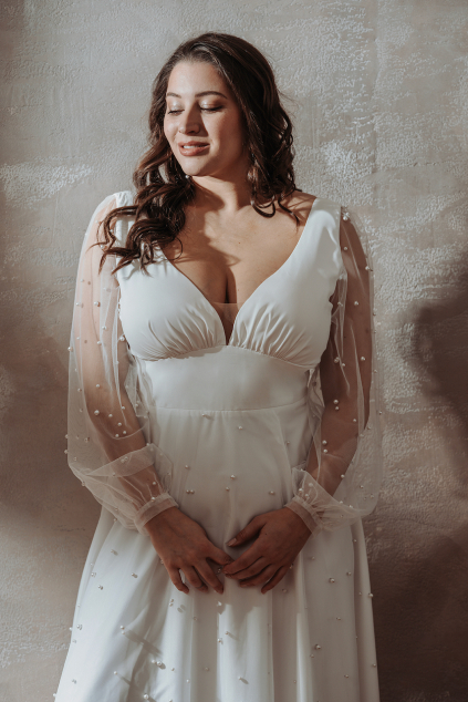 Svatební šaty pro plnoštíhlé Noelle Plus MiaBella