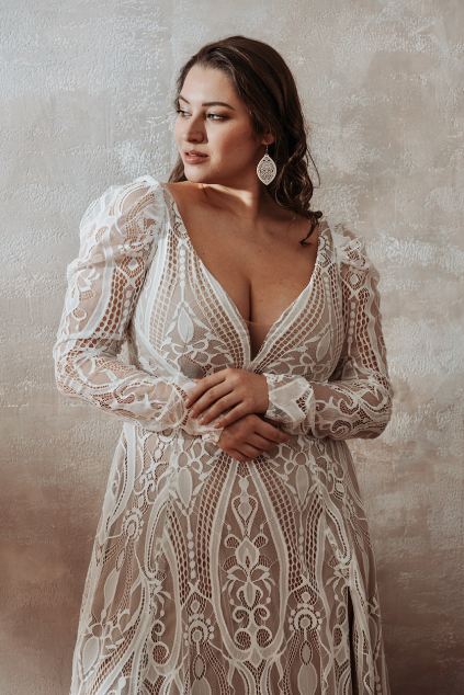 Svatební šaty pro plnoštíhlé Aliya Plus MiaBella