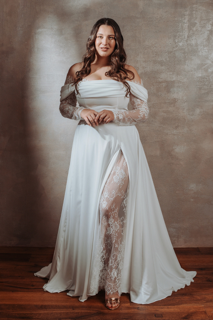 Svatební šaty pro plnoštíhlé Anna Plus MiaBella