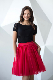 Oboustranná tutu sukně červená MiaBella