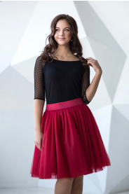 Oboustranná tutu sukně vínová MiaBella