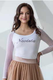 Svatební nápis Nevěsta - tištěný MiaBella