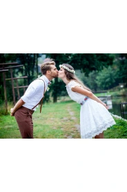 OBARVENÍ MODRÁ - folklórní svatební šaty – celkový vzhled