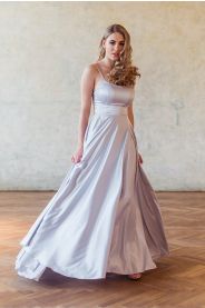 Společenské šaty EVA se šněrováním - více barev – detail materiálu