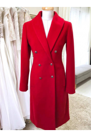 Kabát podle vlastního střihu – zadní pohled