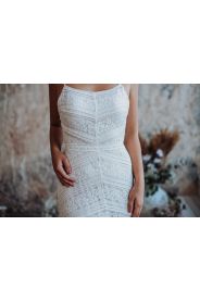 Bohémské svatební šaty GRÉTA, vel.36 – detail střihu