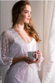 Celokrajkový župánek – detail modelu