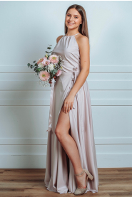 Top s vázaním za krk - výběr barev – zadní pohled