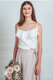 Top na tenká ramínka - výběr barev – boční pohled
