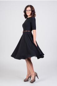 ADELE retro šaty - černa, vel.44 MiaBella