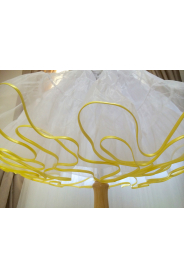 Lemovaná spodnička - barva na přání – přední pohled