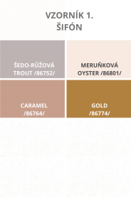 Pánský motýlek - výběr barev – silueta modelu