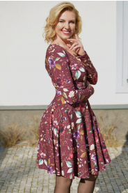 Zavinovací úpletové šaty