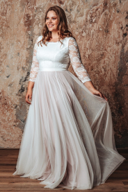 Svatební šaty s rukávy ELLIE PLUS MiaBella