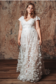 1892 18 kvetinove svatebni saty florance plus