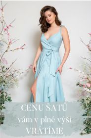 Vzorkové šaty - zavinovací na tenká ramínka MiaBella