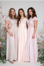 Dlouhé zavinovací šaty vel. 42+ – silueta modelu