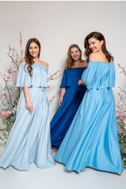 Top odhalená ramena - výběr barev – silueta modelu