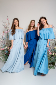 Top odhalená ramena - výběr barev – detail materiálu