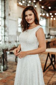 Třpytivé svatební šaty AMELIE – detail materiálu