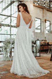 Třpytivé svatební šaty AMELIE – detail modelu