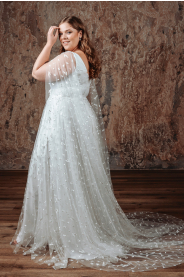 Svatební šaty s puntíky POPPY PLUS MiaBella