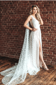 2344 9 svatebni saty s puntiky poppy plus