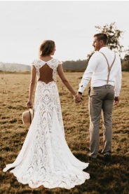 Odvážné svatební šaty MAYA – romantický detail