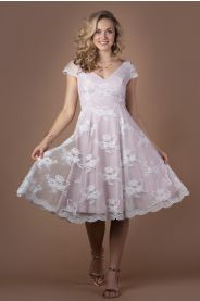 Svatební šaty Recyklace romantických šatů Luca – přední pohled