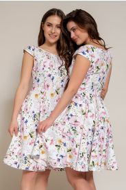 Letní úpletové šaty anemonky MiaBella